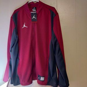 Nike Air Jordan Flight Team Full Zip Dri-Fit Jacket Maroon | 924707-610